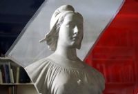 Marianne, symbole de la République - l'Assemblée nationale à Abbeville. Du 17 septembre au 2 octobre 2016 à Abbeville. Somme.  14H00